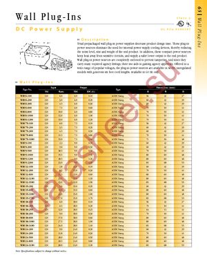 WDU18-100 datasheet  